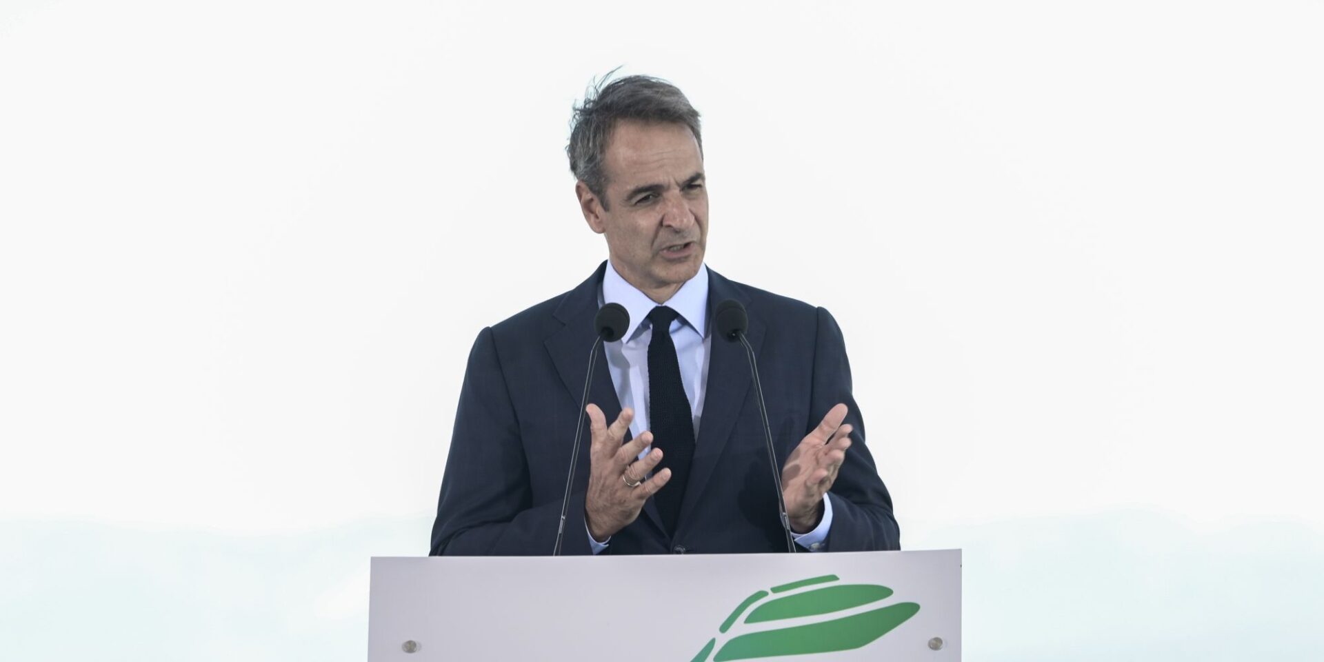 O Κυριάκος Μητσοτάκης σε ομιλία - Δημοσκοπήσεις