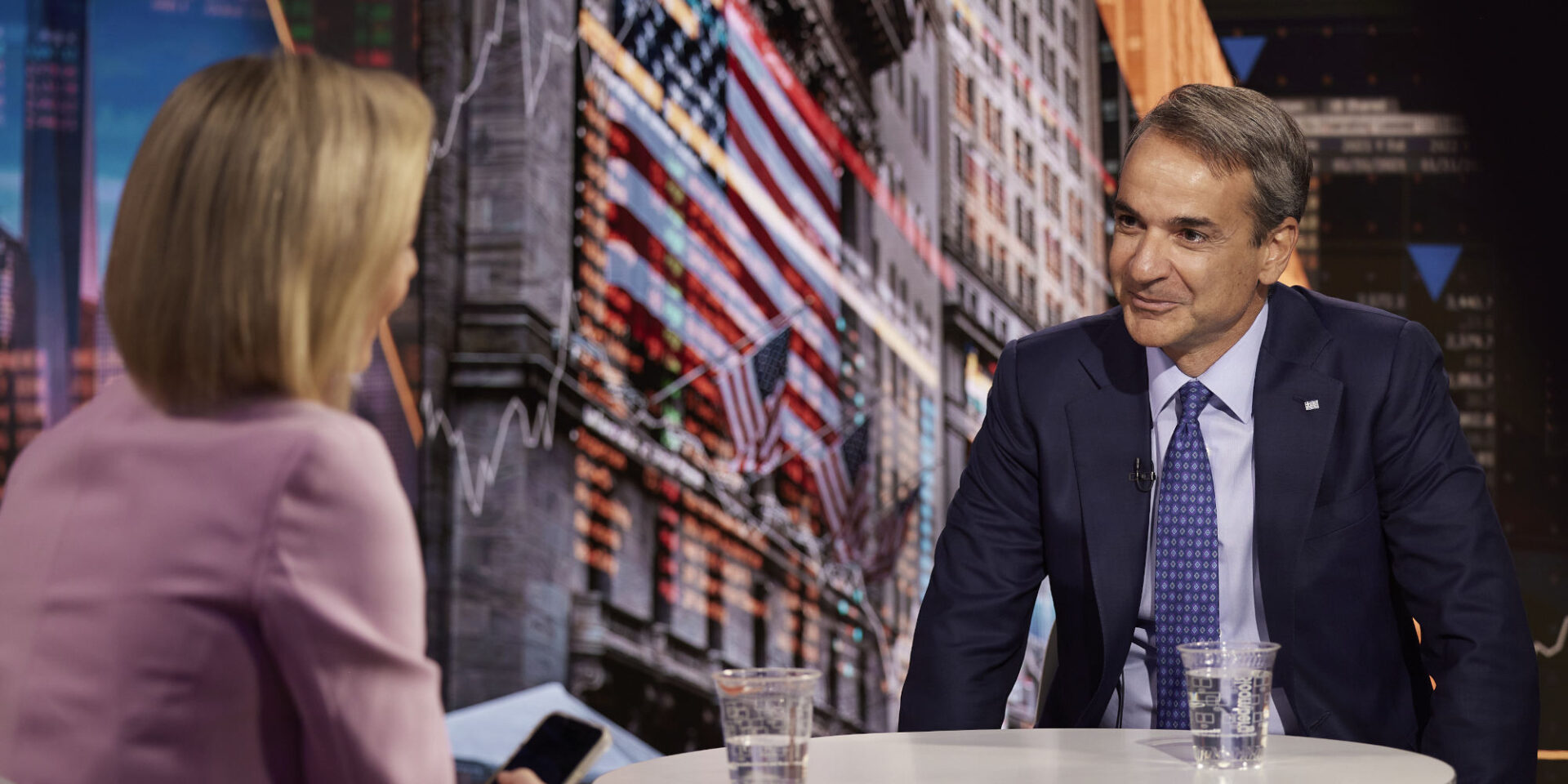 Ο Κυριάκος Μητσοτάκης στο Bloomberg
