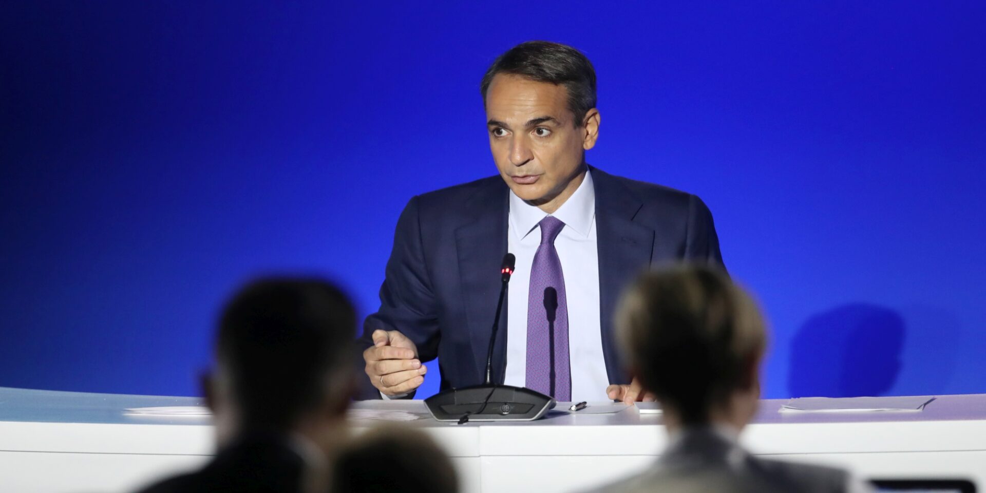 Ο πρωθυπουργός Κυριάκος Μητσοτάκης στη ΔΕΘ