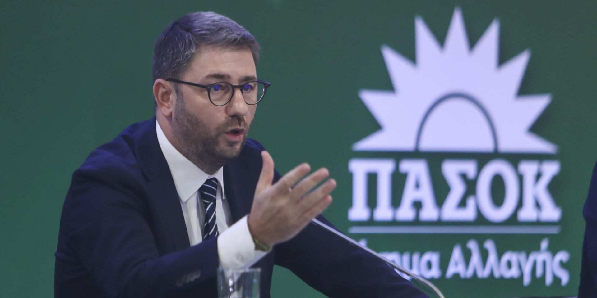 Ο πρόεδρος του ΠΑΣΟΚ, Νίκος Ανδρουλάκης