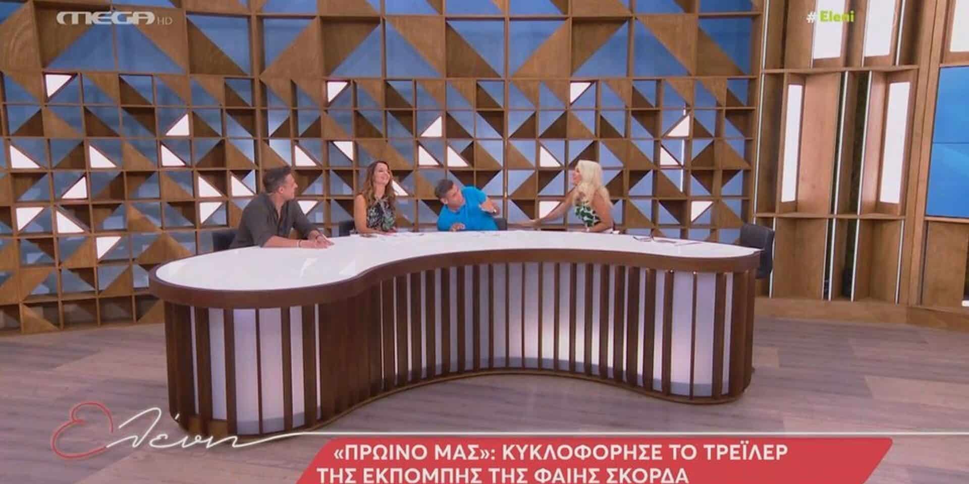 Ο Δημήτρης Ουγγαρέζος στην εκπομπή της Ελένης Μενεγάκη