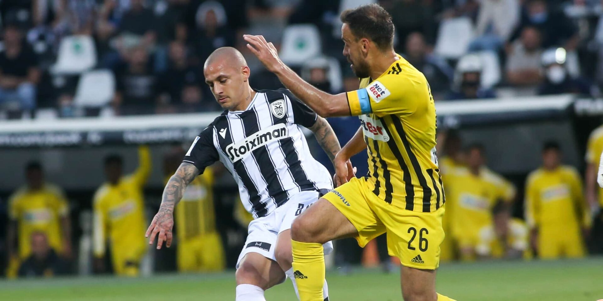 Στιγμιότυπο από το ΠΑΟΚ - Άρης - Super League