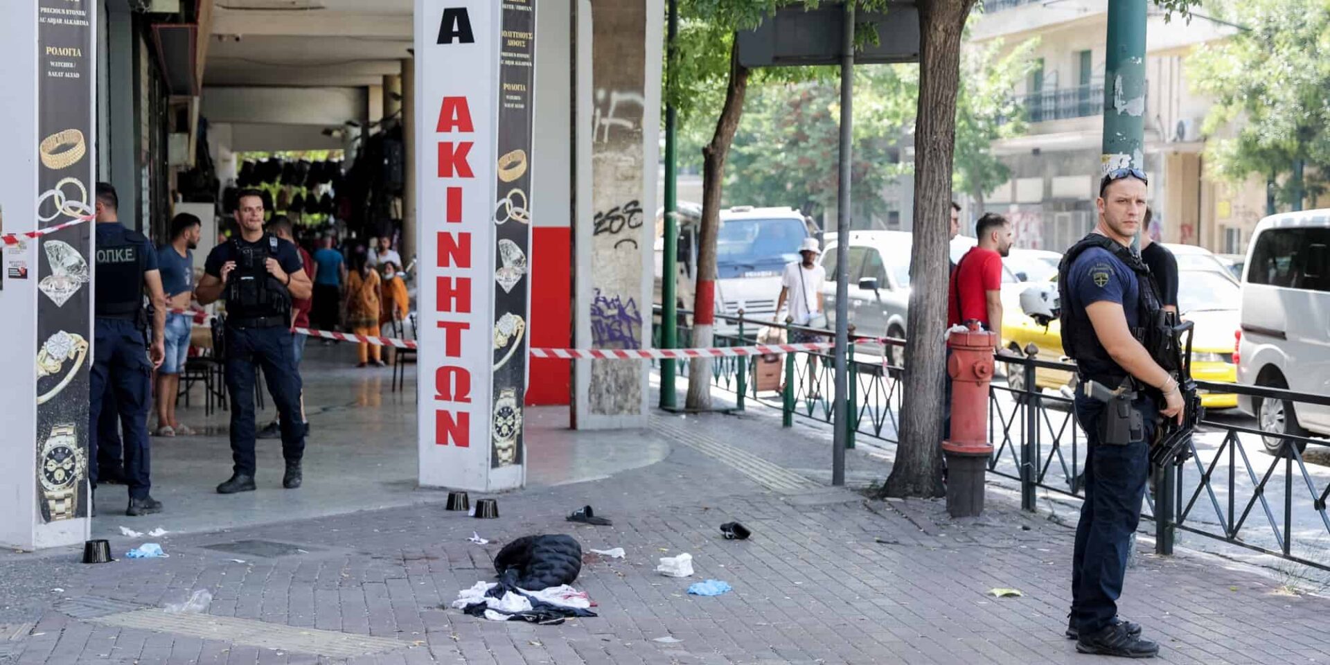 Πυροβολισμοί στη πλατεία Βάθης
