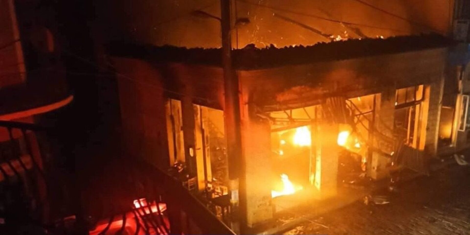 Εμπρησμός στη Λέσβο