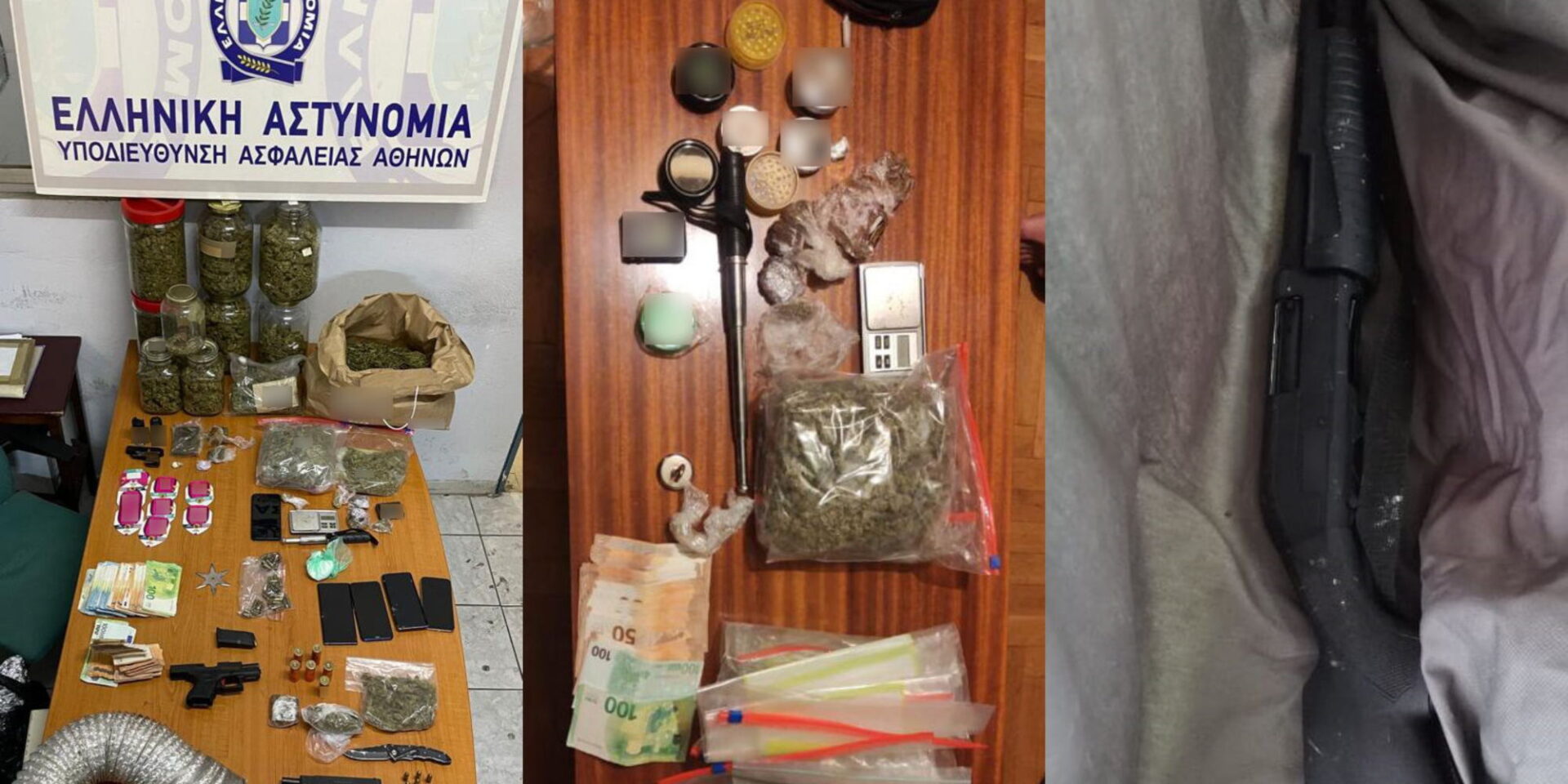 Τι βρέθηκε στην Πολυτεχνειούπολη Ζωγράφου μετά την επιχείρηση της ΕΛ.ΑΣ