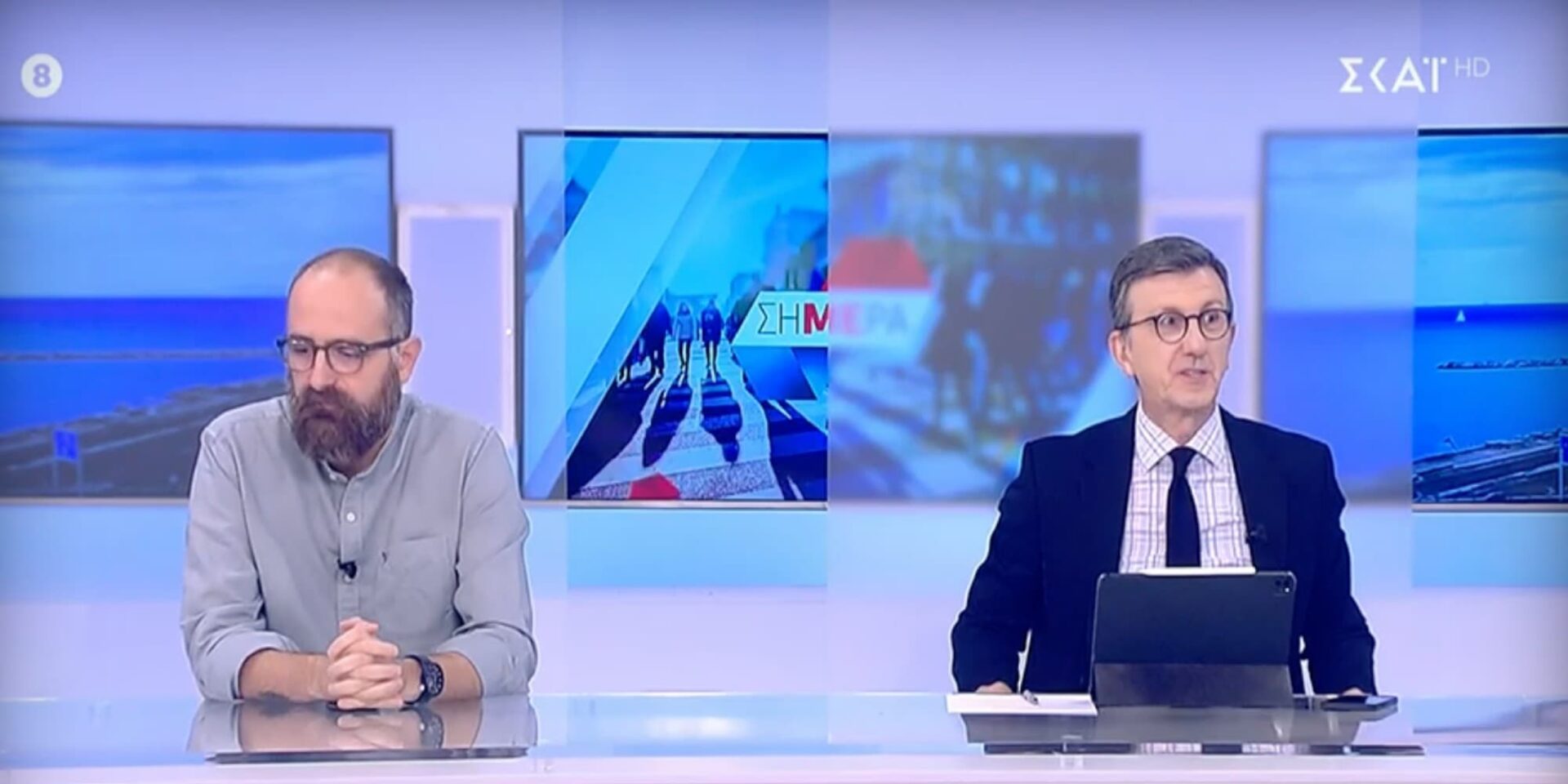 Ο Νίκος Σβέρκος και ο Άρης Πορτοσάλτε