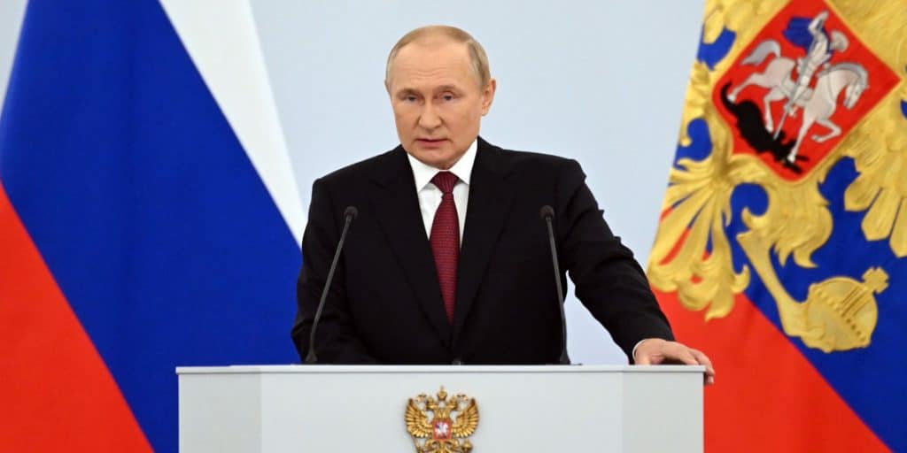 Ο Βλαντιμίρ Πούτιν ανακοινώνει προσάρτηση περιοχών στη Ρωσία