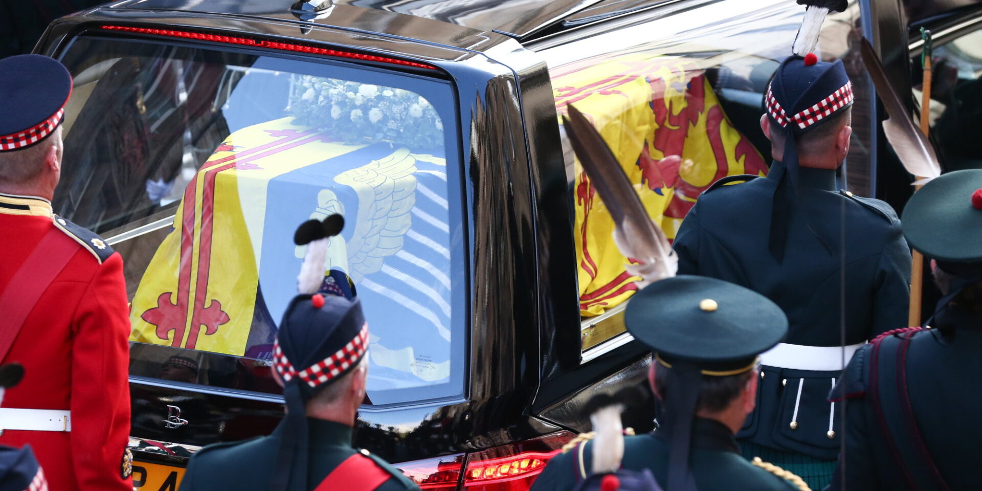 Το φέρετρο της βασίλισσας Ελισάβετ