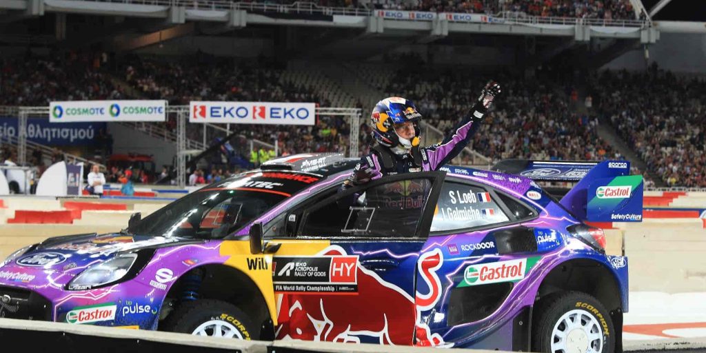 Ο Γάλλος Sébastien Loeb στο Ράλλυ Ακρόπολις 2022, στο ΟΑΚΑ