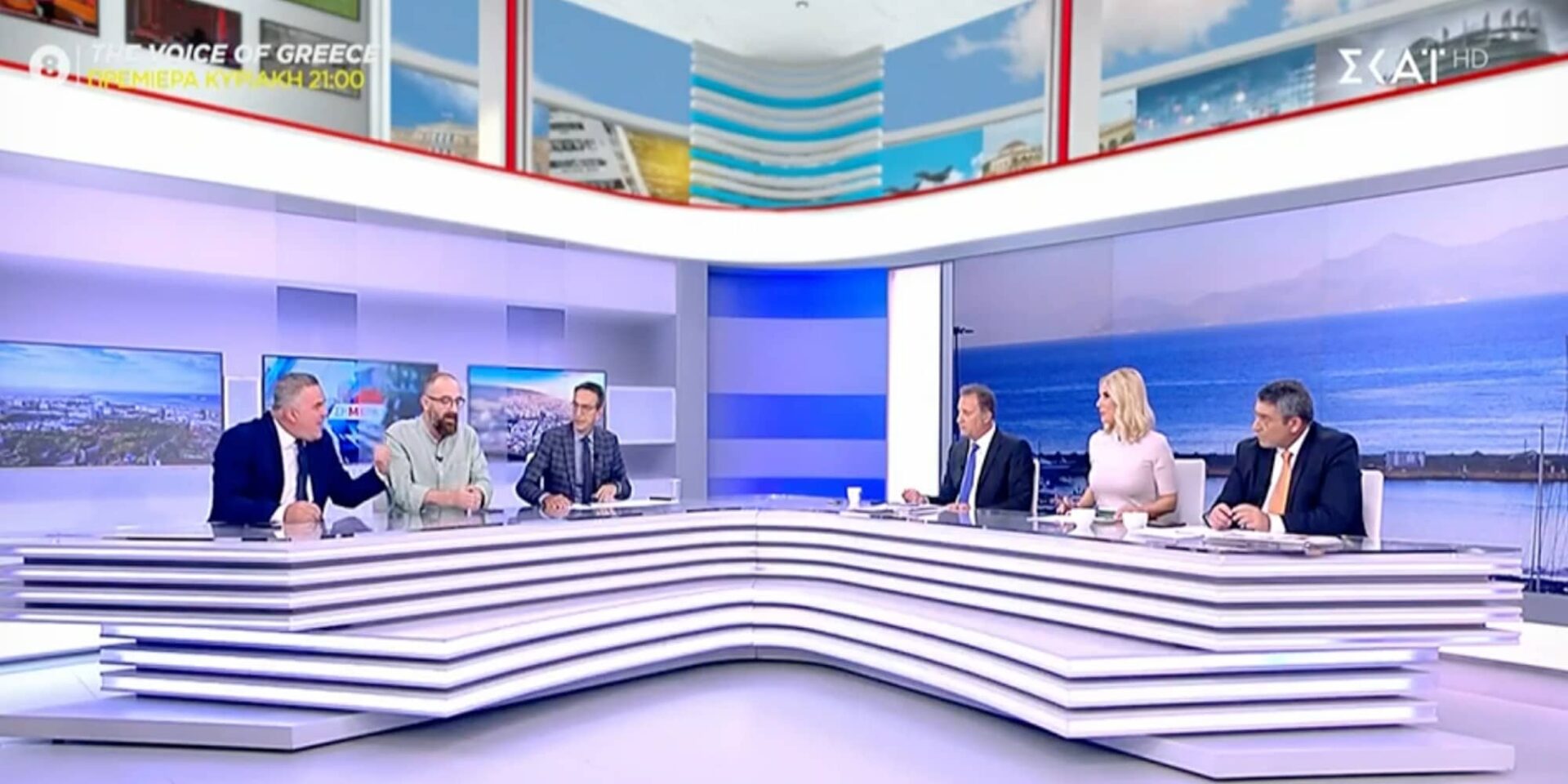 Καβγάς στον «αέρα» του ΣΚΑΪ