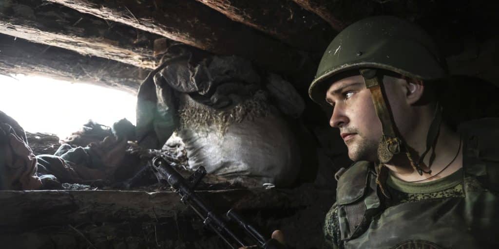 Στρατιώτης στον πόλεμο στην Ουκρανία