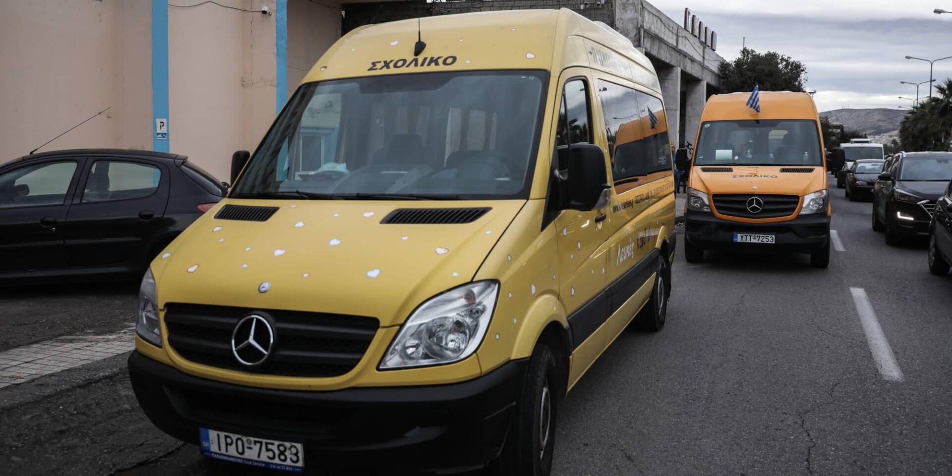 Ένα σχολικό λεωφορείο