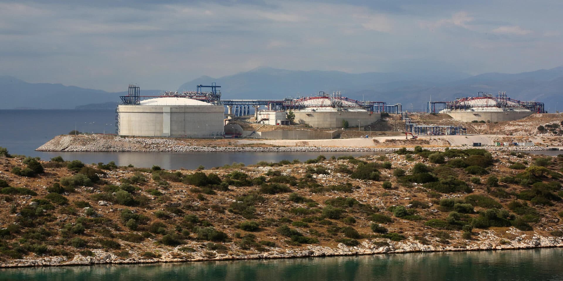 Ο τερματικός σταθμός LNG στη Ρεβυθούσα