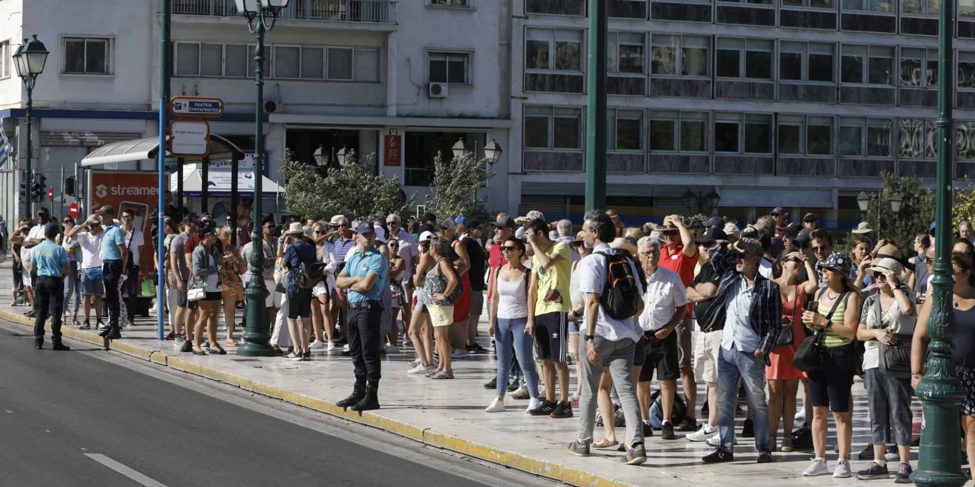 Τουρίστες στην Αθήνα