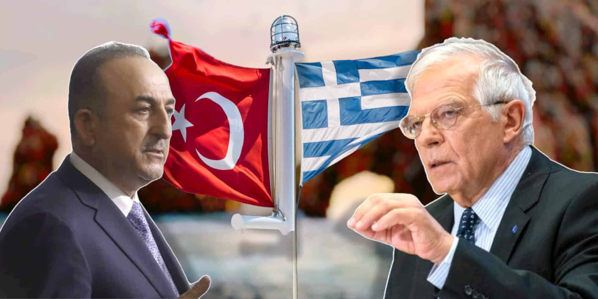 Ο Τούρκος ΥΠΕΞ, Μεβλούτ Τσαβούσογλου και ο Ζοζέπ Μπορέλ