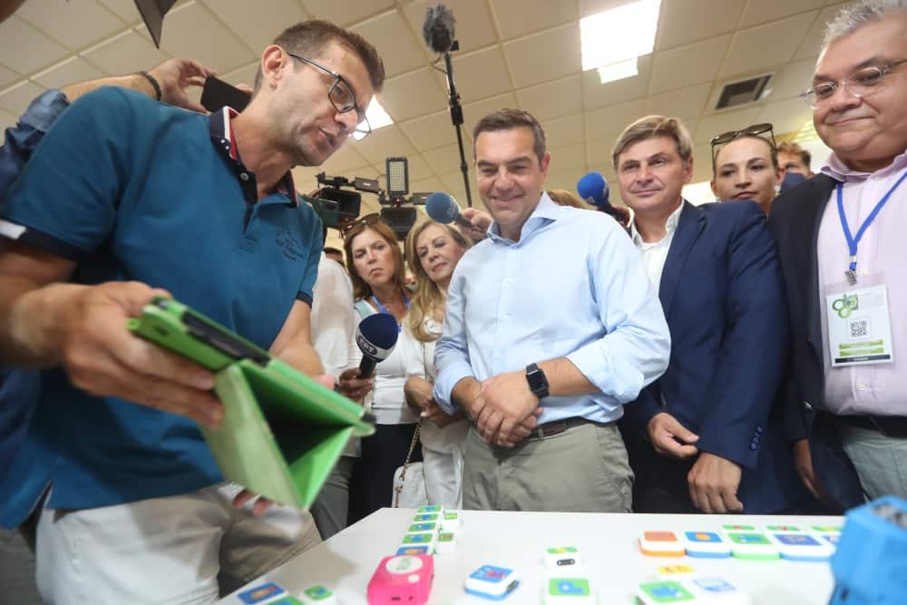 Ο πρόεδρος του ΣΥΡΙΖΑ-ΠΣ, Αλέξης Τσίπρας, στη ΔΕΘ
