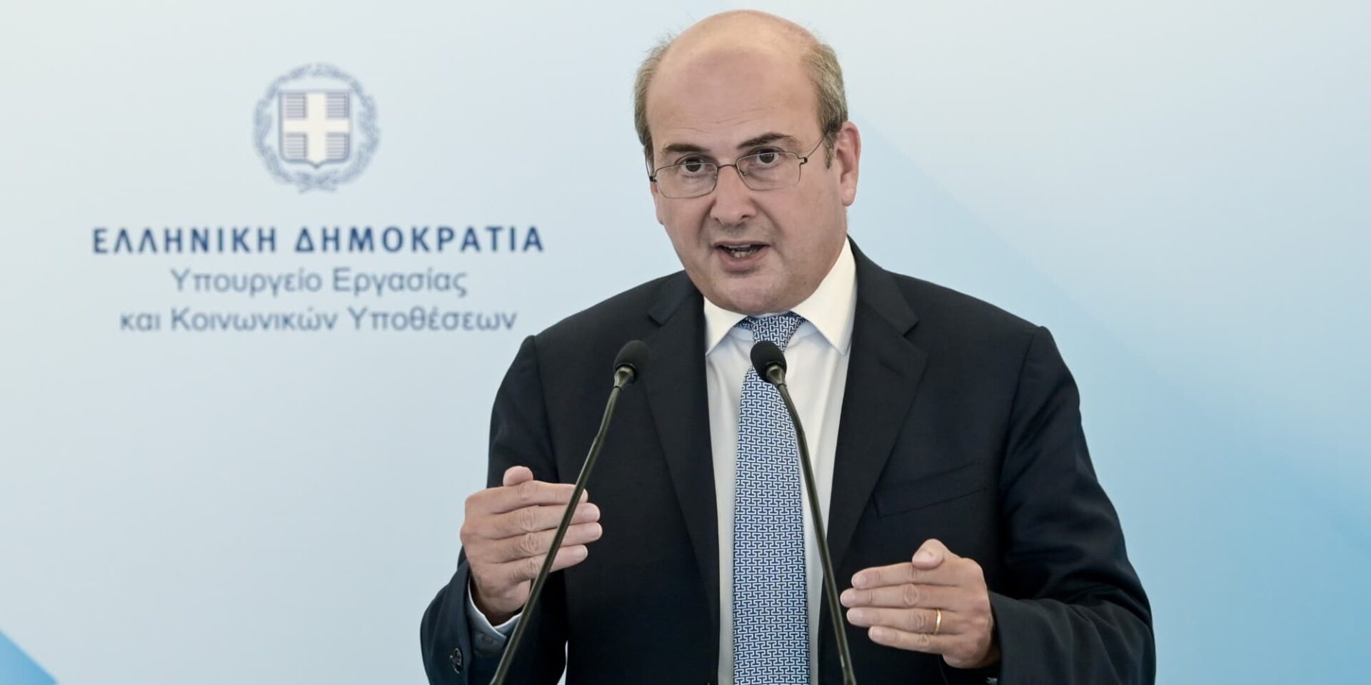 Ο υπουργός Εργασίας, Κωστής Χατζηδάκης