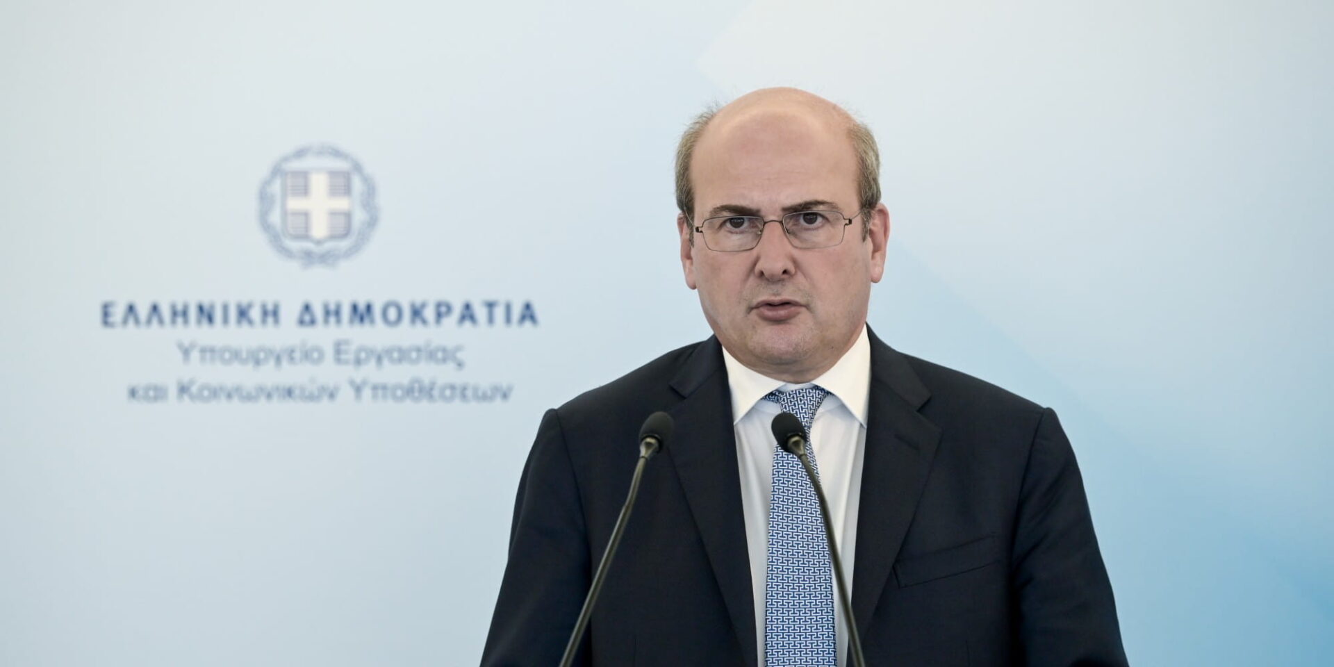 Ο υπουργός Εργασίας, Κωστής Χατζηδάκης