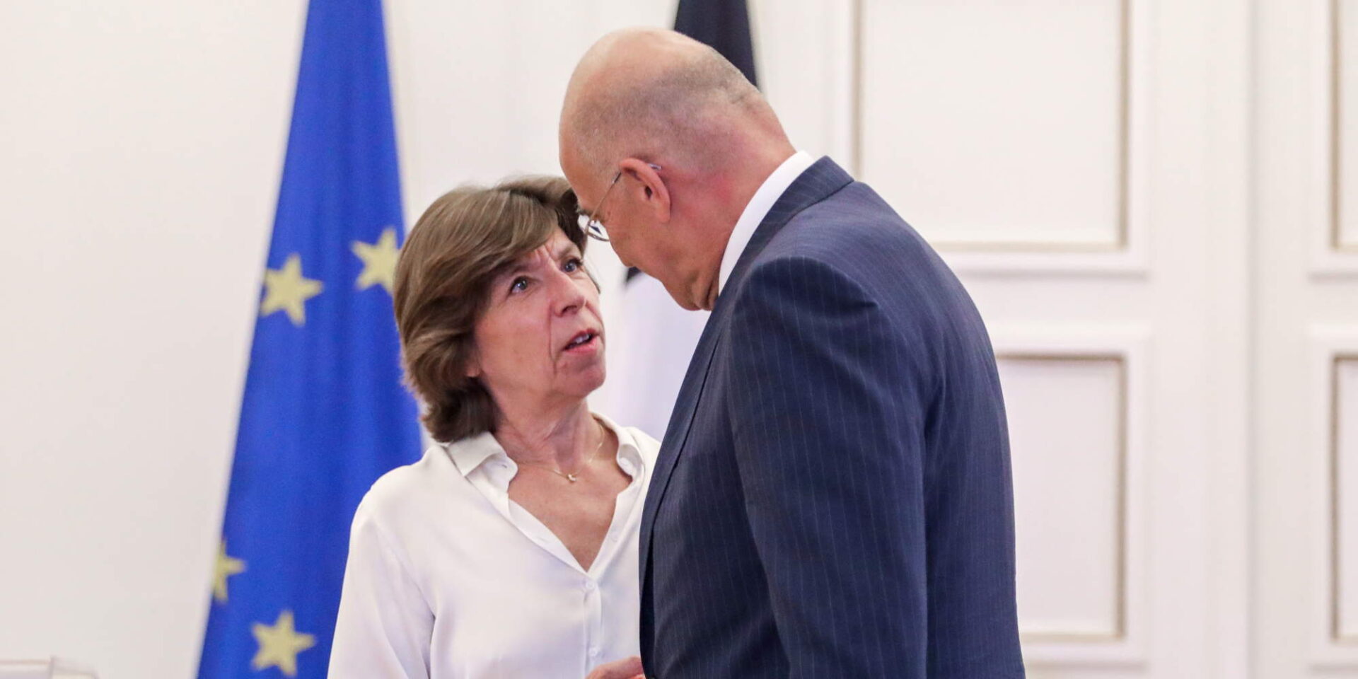 Η Γαλλίδα ΥΠΕΞ, Κολονά, υπενθύμισε πως η Γαλλία δεσμεύεται να αντιδράσει σε περίπτωση επίθεσης κατά της Ελλάδας