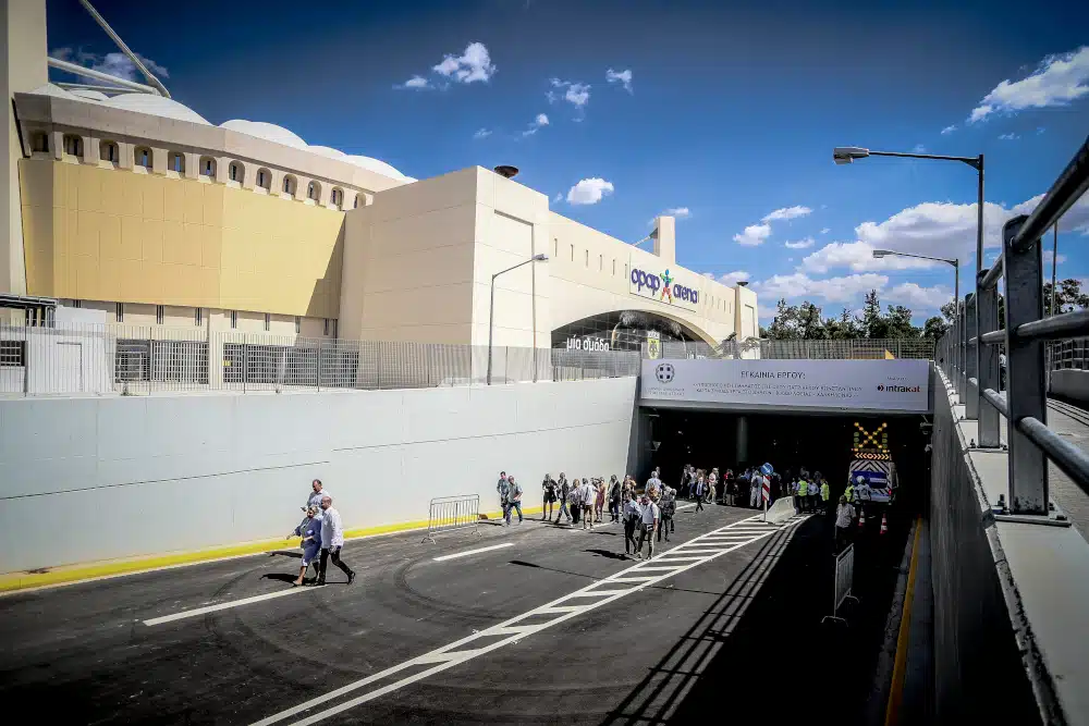 ypogeiopoisi nea filadlfeia - Έργο πνοής για τη Νέα Φιλαδέλφεια: Παραδόθηκε σήμερα ο δρόμος της υπογειοποίησης, έξω από το νέο γήπεδο της ΑΕΚ (εικόνες & βίντεο)