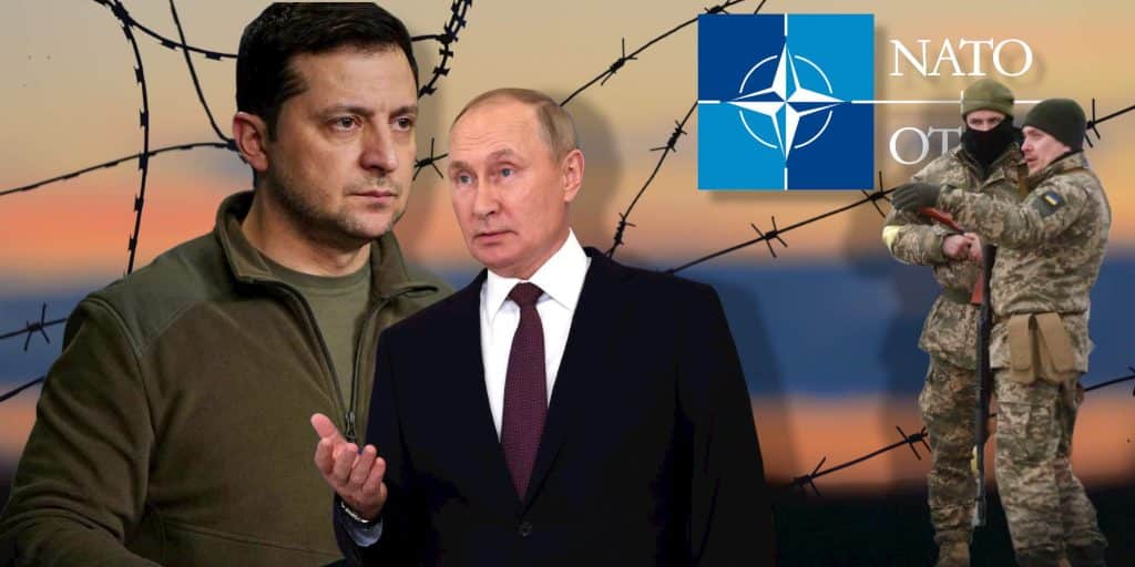 Ζελένσκι και Πούτιν, την ώρα που το Κίεβο κάνει επίσημο αίτημα ένταξης στο ΝΑΤΟ