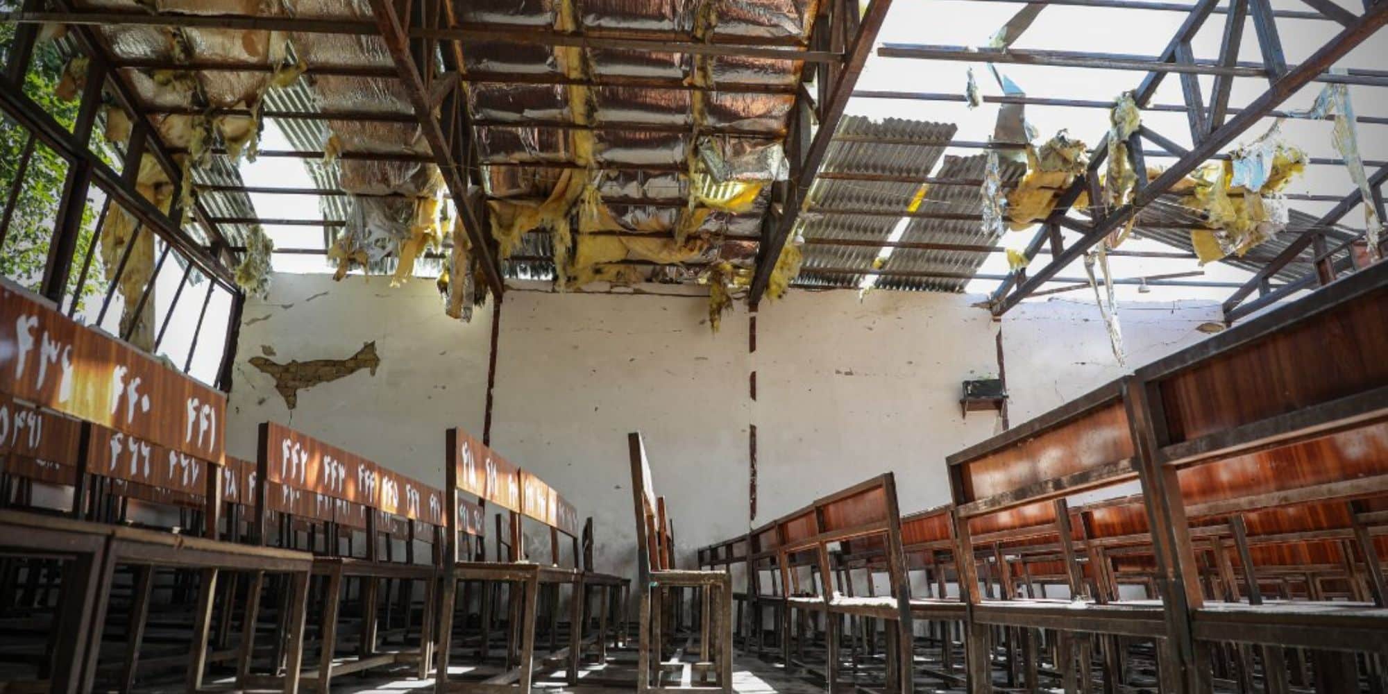 Η αίθουσα που εκτυλίχθηκε η τραγωδία στην Αφγανιστάν