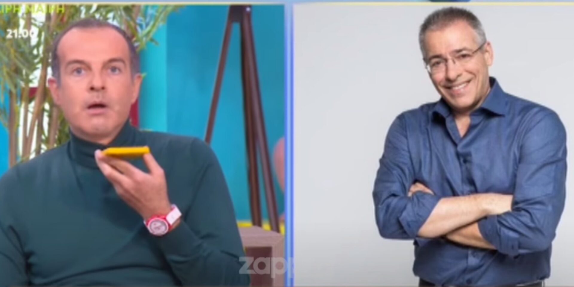 O Άρης Καβατζίκης και ο Νίκος Μάνεσης