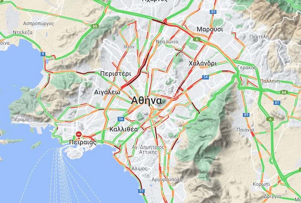 Ο χάρτης της κίνησης