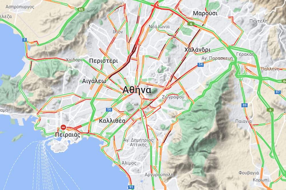 Ο χάρτης της κίνησης