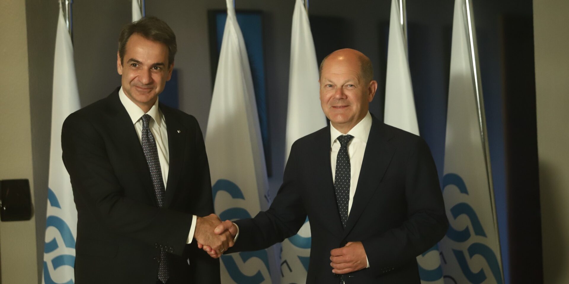 Κυριάκος Μητσοτάκης και Όλαφ Σολτς σε παλιότερη συνάντηση