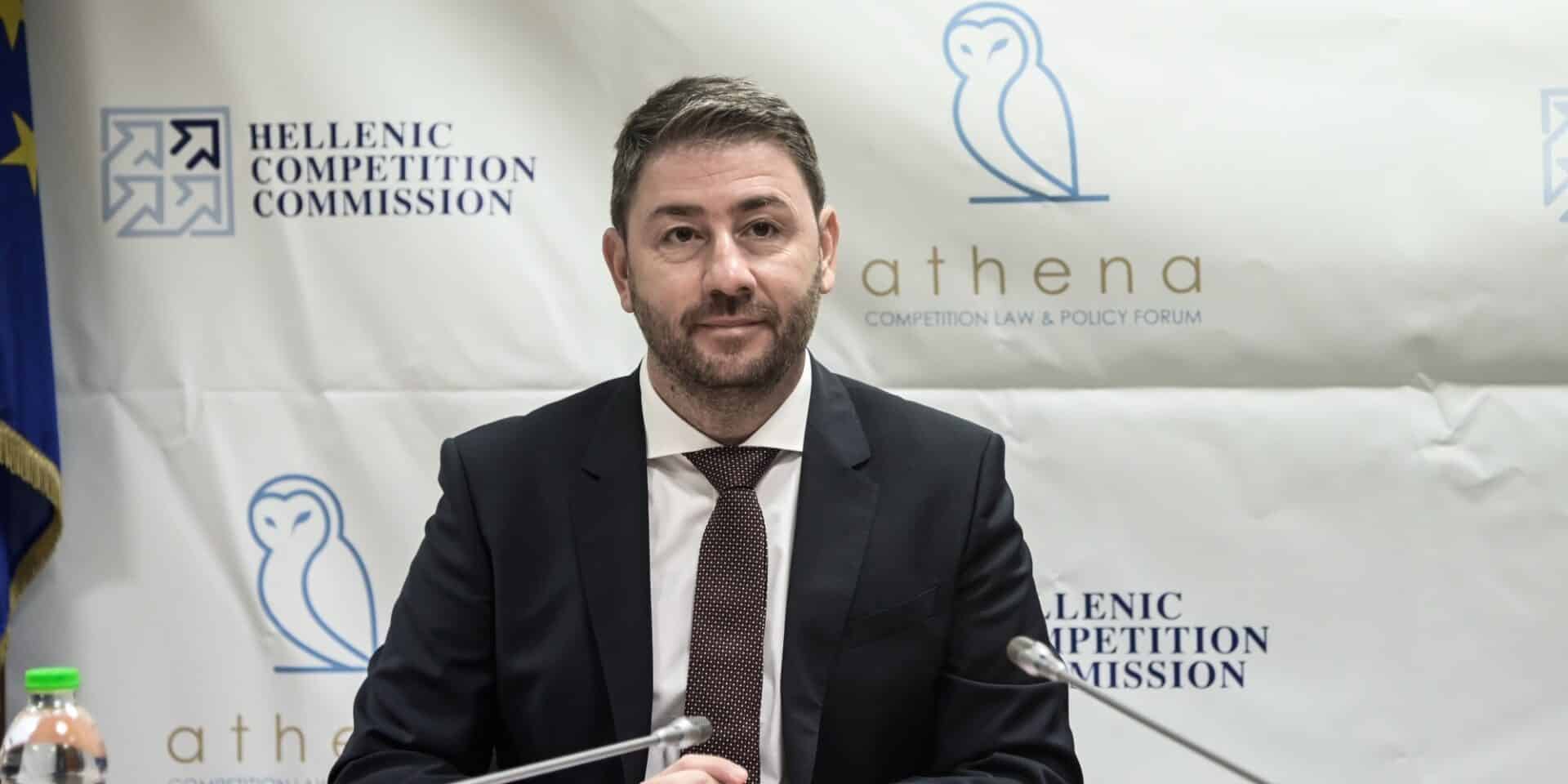 Ο πρόεδρος του ΠΑΣΟΚ, Νίκος Ανδρουλάκης