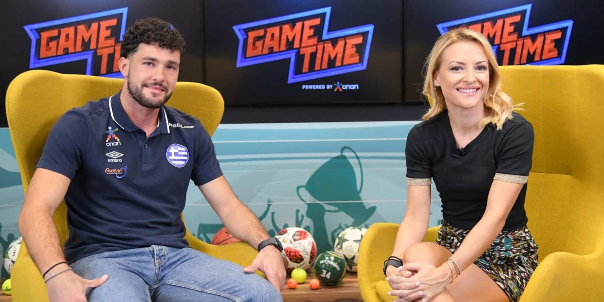 O Αλέξανδρος Μουρτζάκης στο ΟΠΑΠ Game Time