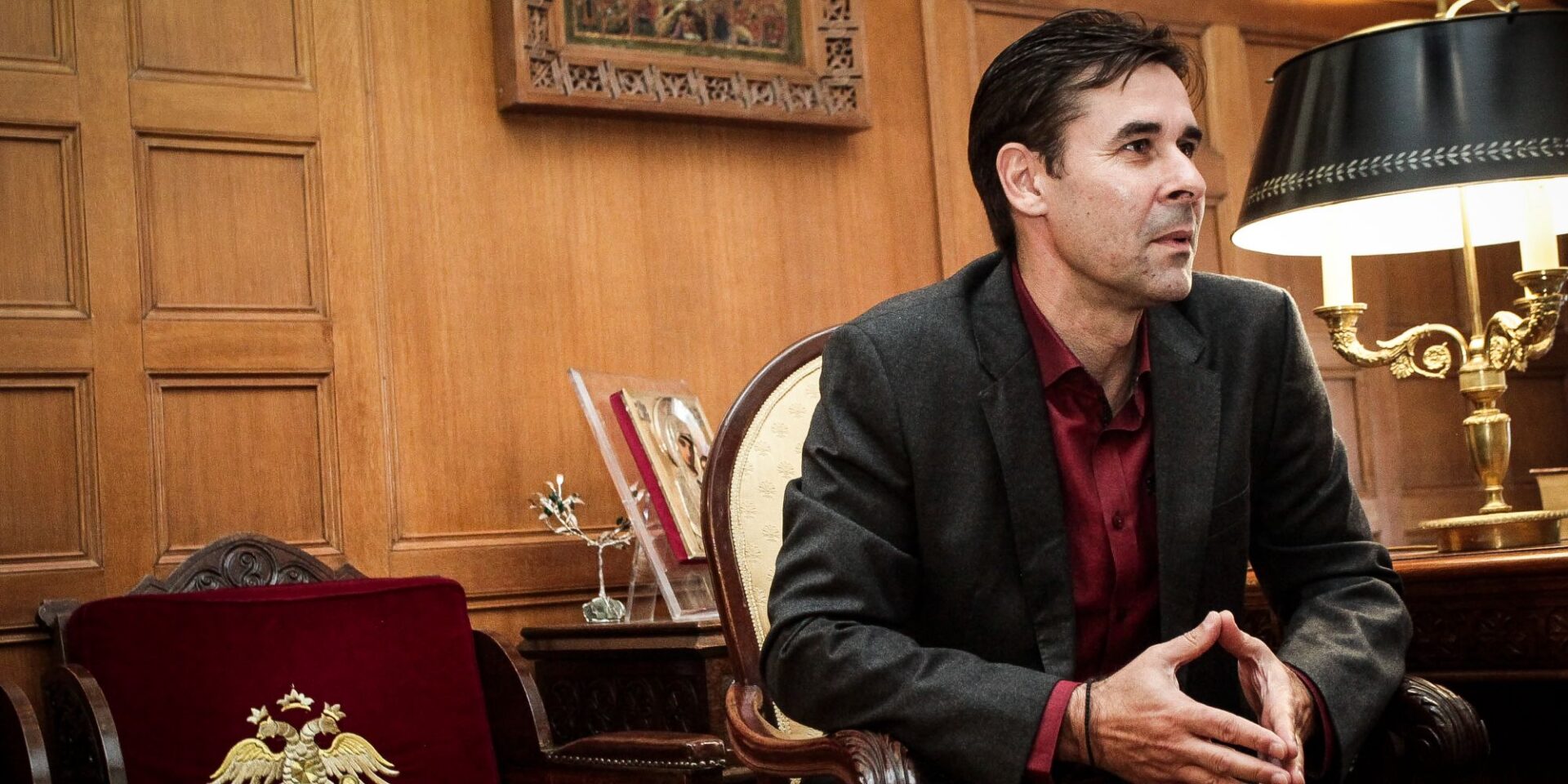 Ο Βασίλης Τσιάρτας σε μια συνάντηση