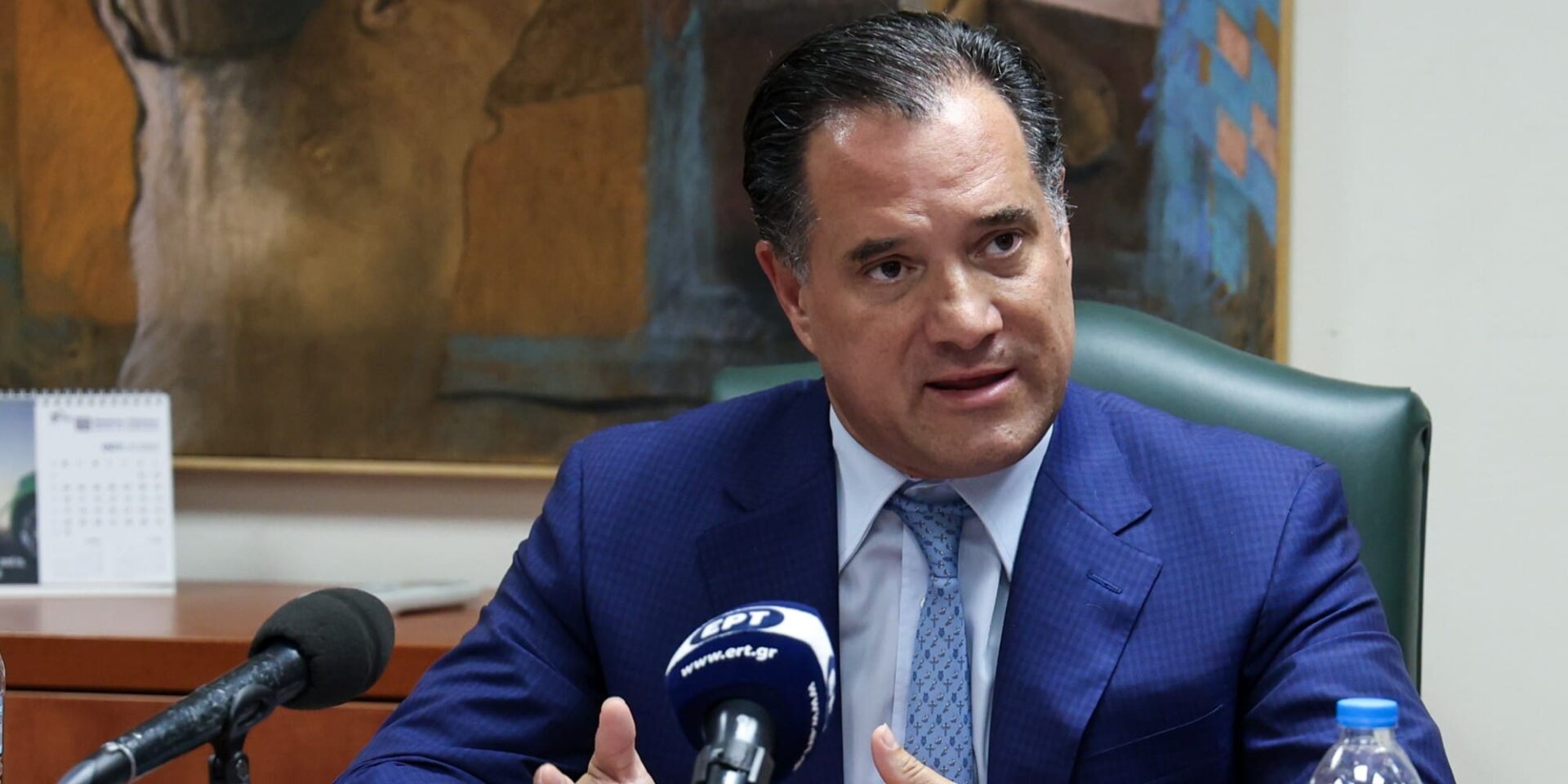 Ο υπουργός Ανάπτυξης και Επενδύσεων, Άδωνις Γεωργιάδης