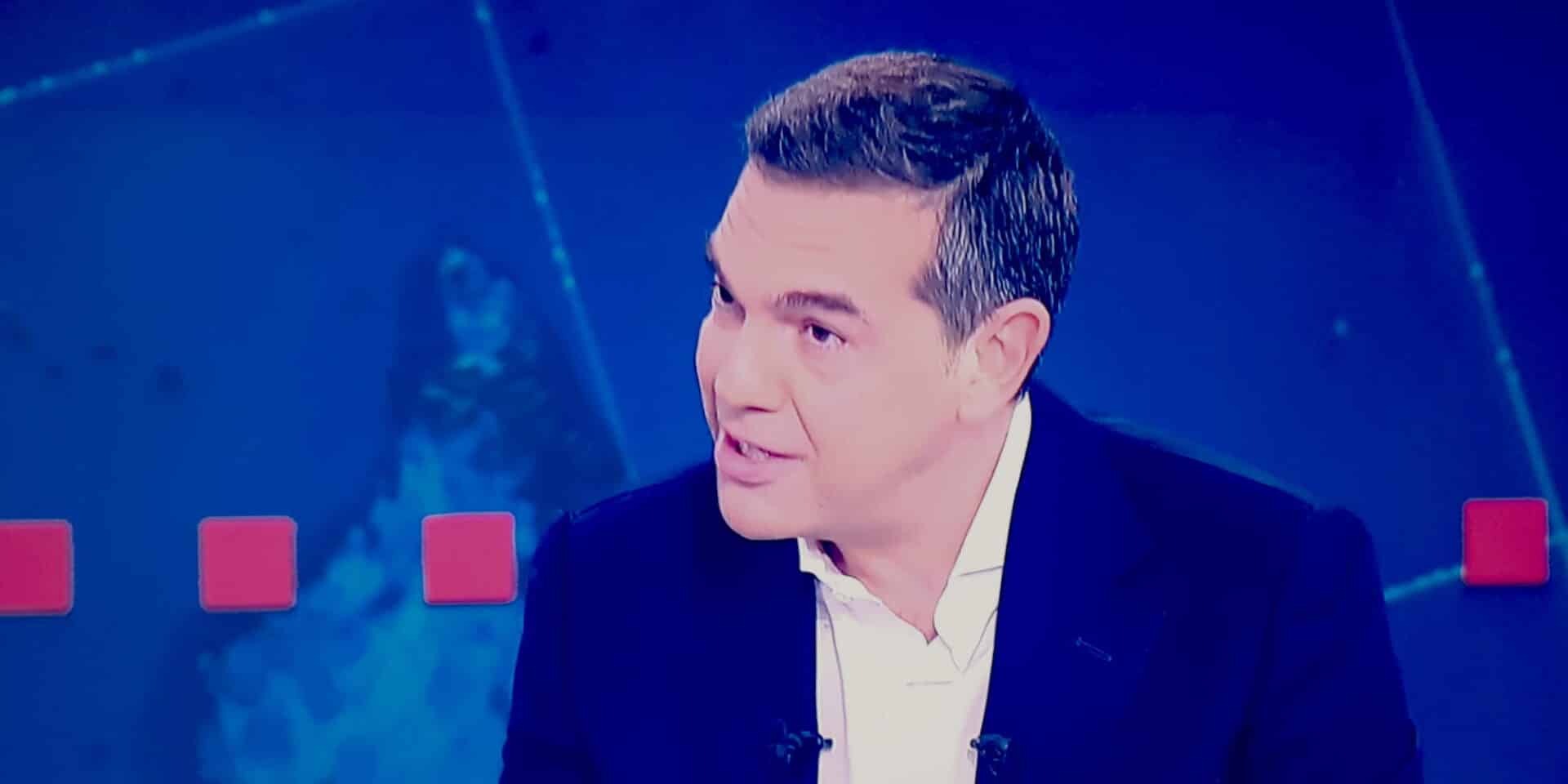 Ο Αλέξης Τσίπρας στο δελτίο ειδήσεων του ΣΚΑΪ