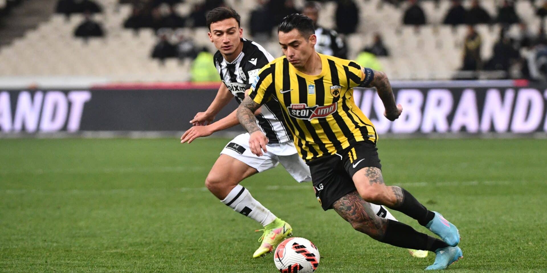 Ο Σέρχιο Αραούχο σε ματς ΑΕΚ-ΠΑΟΚ για την Super League