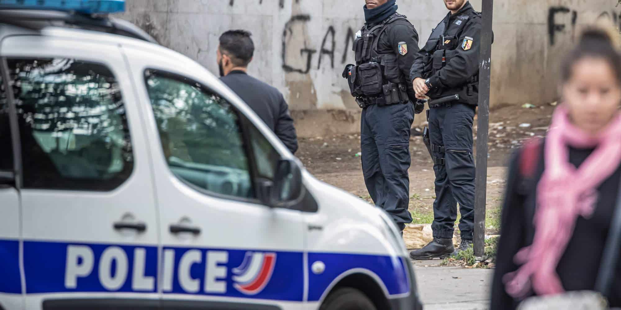 Αυτοκίνητο της Αστυνομίας στο Παρίσι, στη Γαλλία
