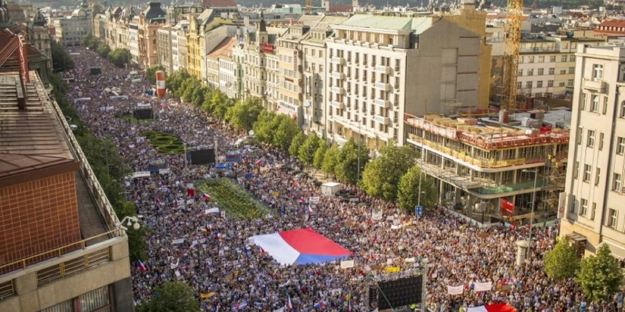 Διαδήλωση για την ενεργειακή κρίση στην Τσεχία