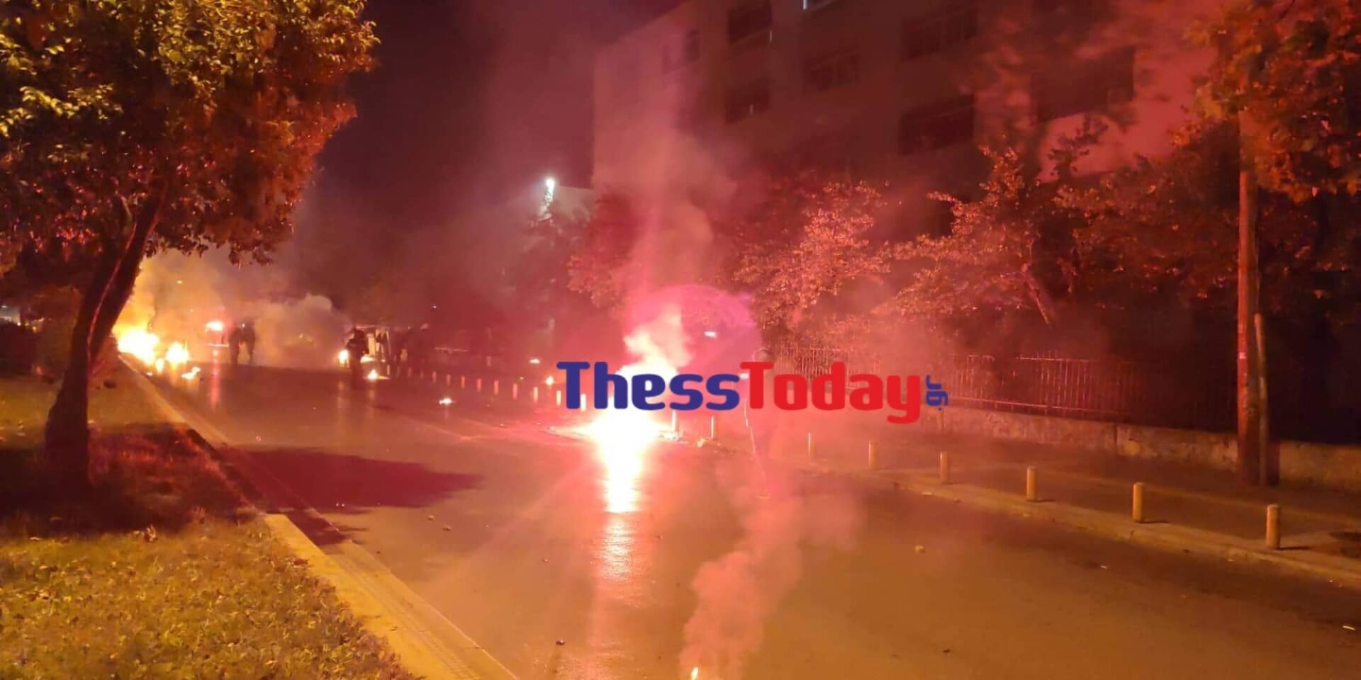 Σοβαρά επεισόδια με χημικά μετά τη συναυλία του Λεξ στη Θεσσαλονίκη