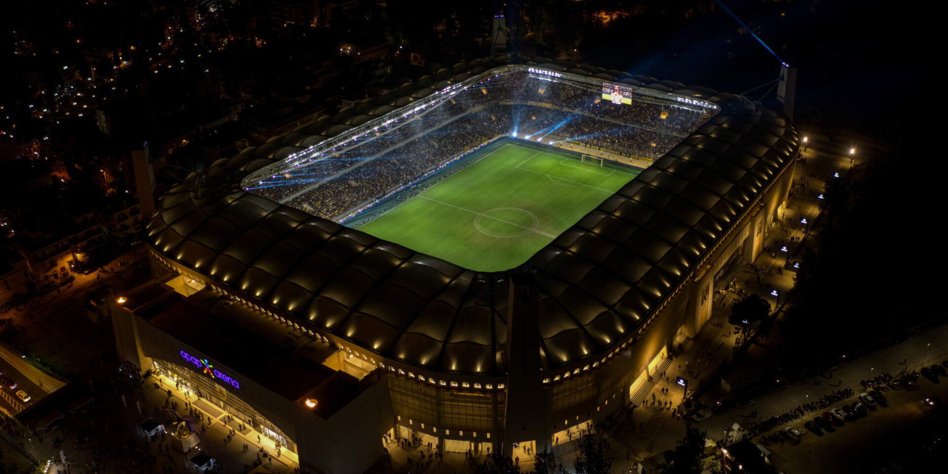 Το νέο γήπεδο της ΑΕΚ, OPAP Arena από ψηλά