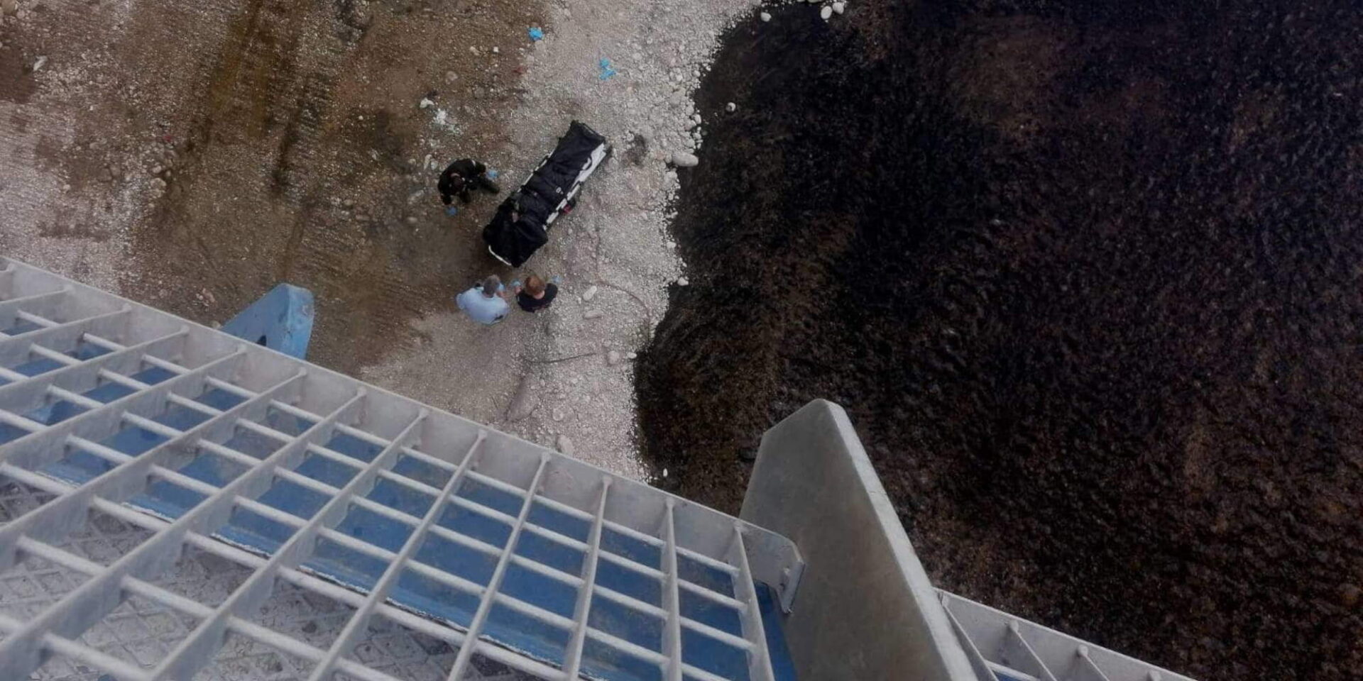 Η σορός του άνδρα που έπεσε στον Κηφισό