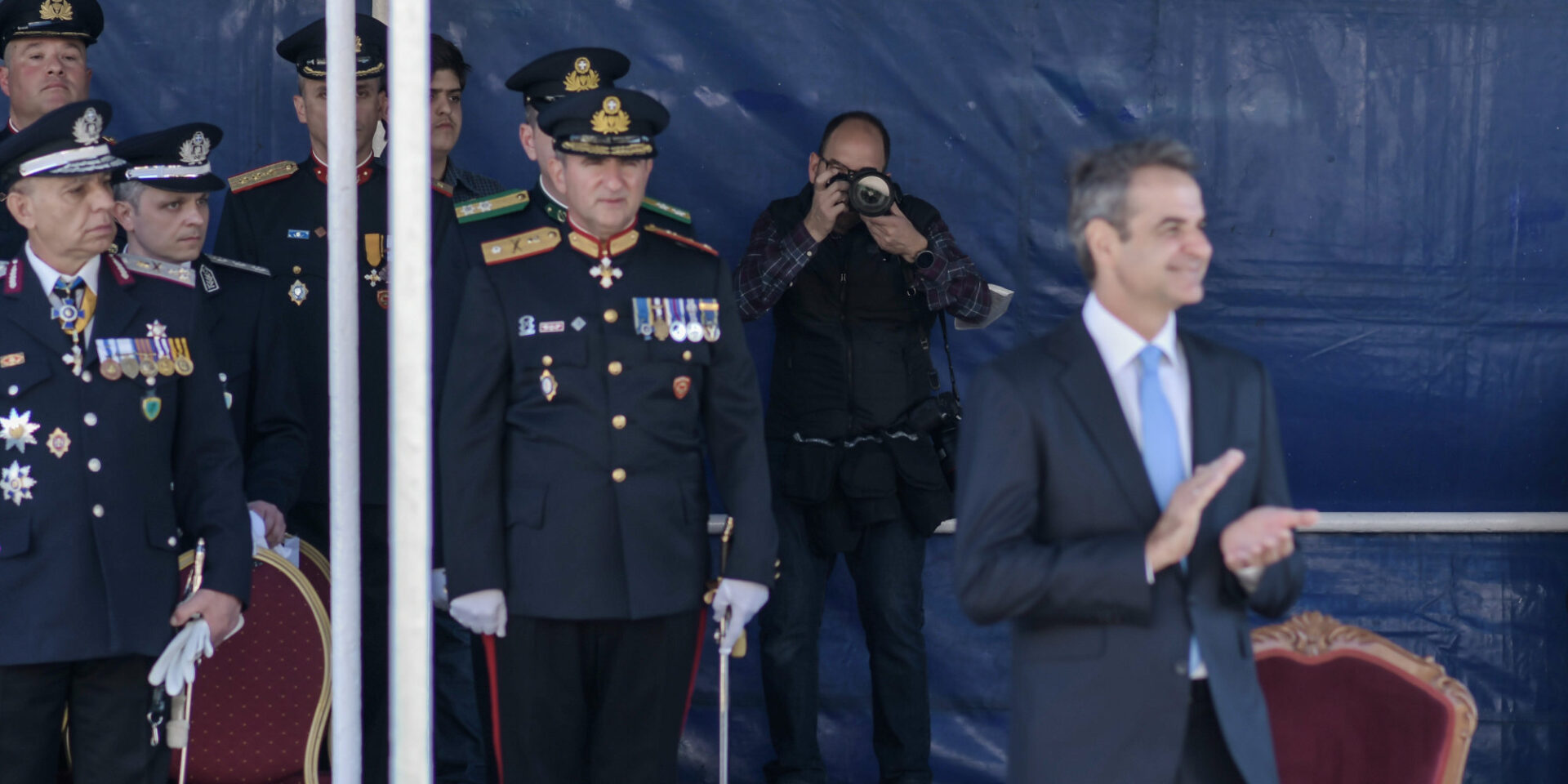 Παρέλαση για την εθνική επέτειο της 28ης Οκτωβρίου 1940 στα Ιωάννινα παρουσία του πρωθυπουργού Κυριάκου Μητσοτάκη