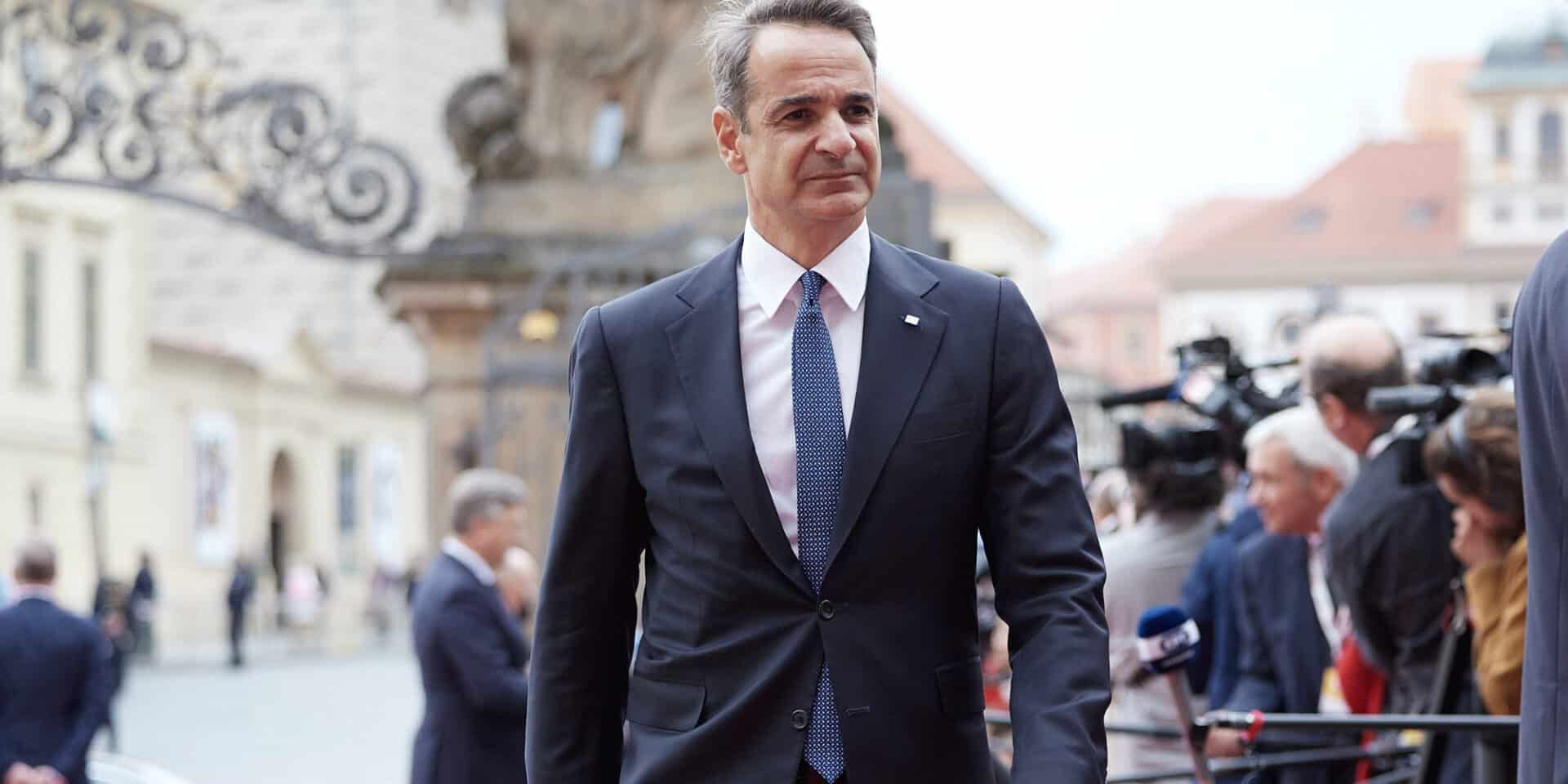 Ο Κυριάκος Μητσοτάκης στην Πράγα