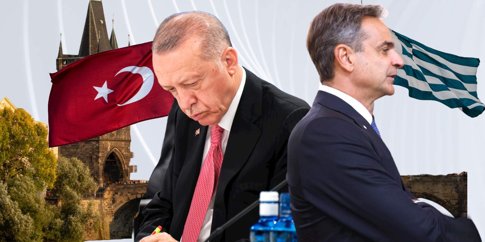 Ένταση ανάμεσα σε Ερντογάν και Μητσοτάκη στην Πράγα