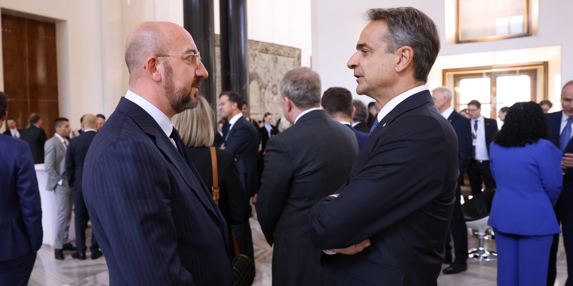 Ο Κυριάκος Μητσοτάκης αναφέρθηκε στο θέμα της ενέργειας στην Πράγα