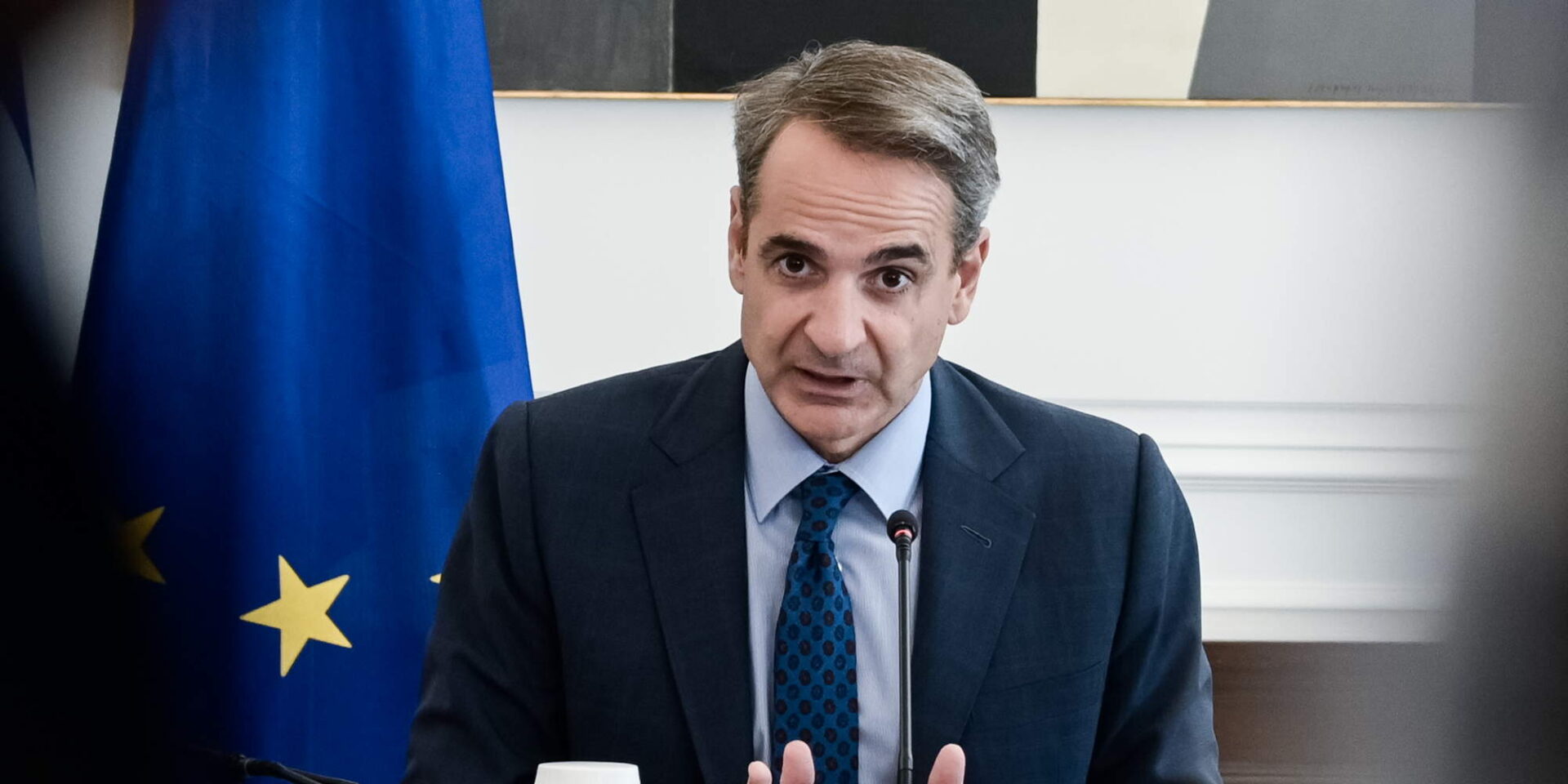 Ο Κυριάκος Μητσοτάκης στο υπουργικό συμβούλιο - Εκλογές