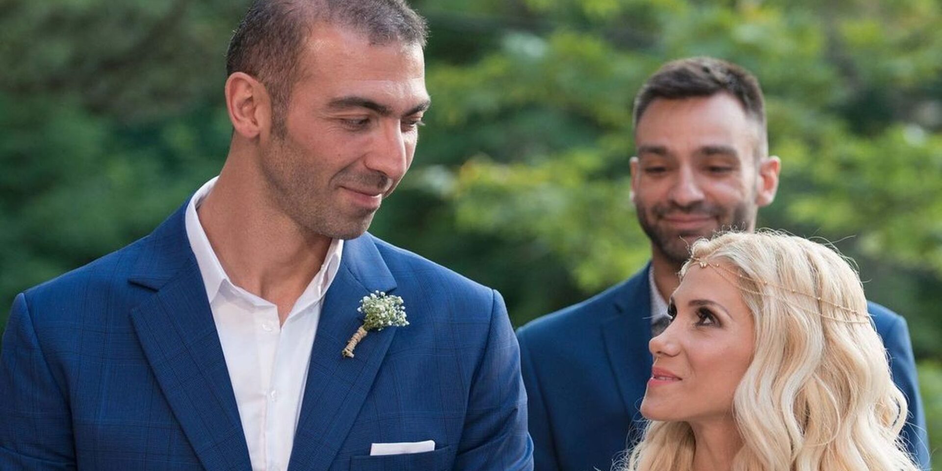 Ο Νικολαΐδης μαζί με την Τσαμπάζη