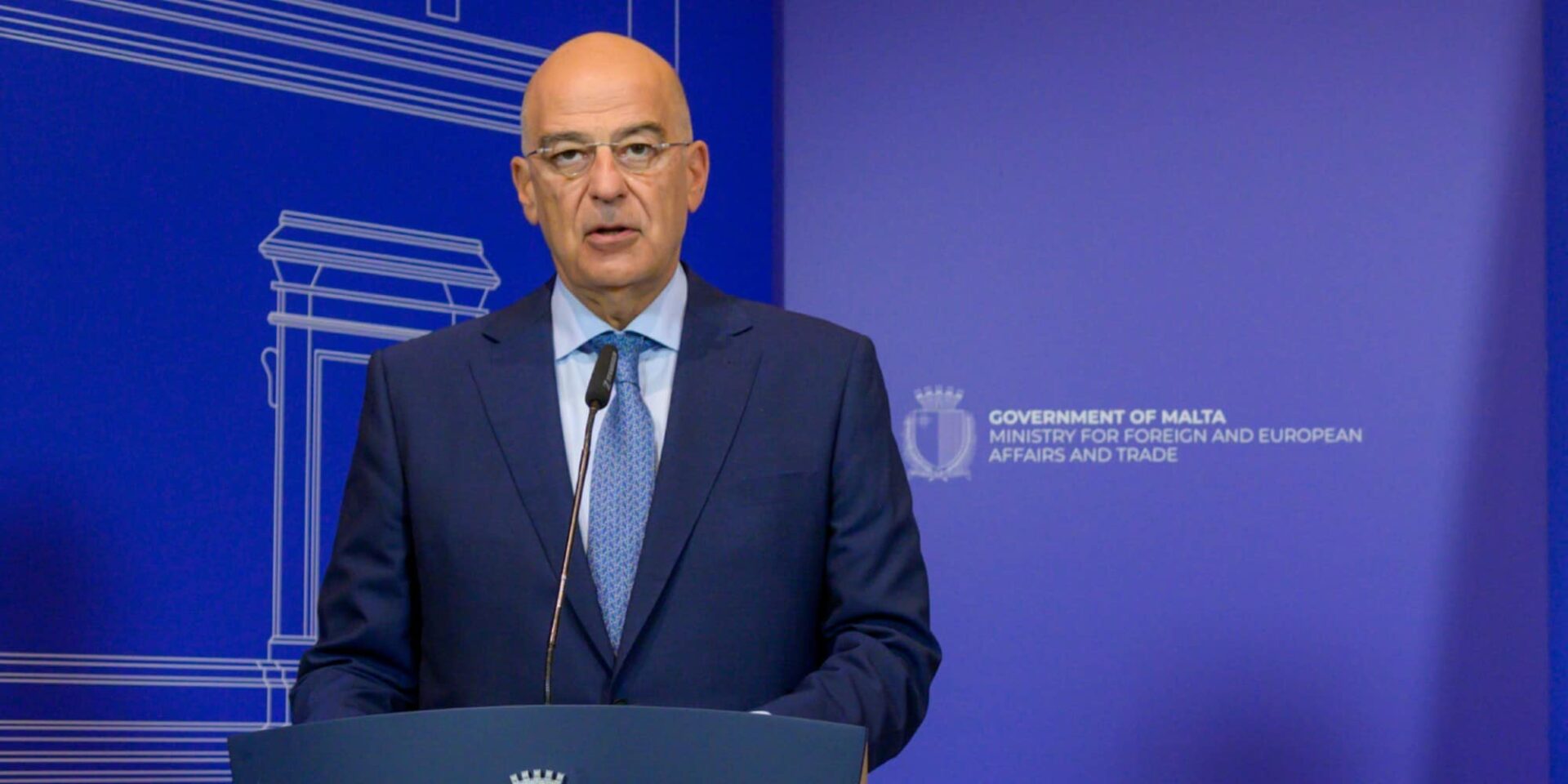 Ο υπουργός Εξωτερικών, Νίκος Δένδιας