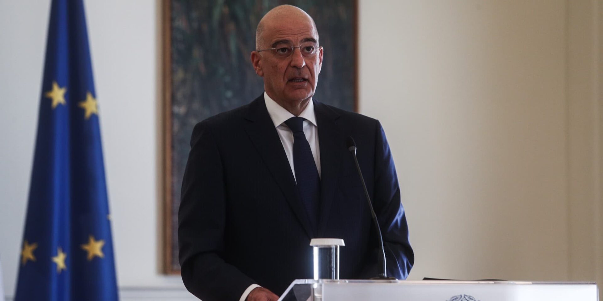 Ο υπουργός Εξωτερικών Νίκος Δένδιας