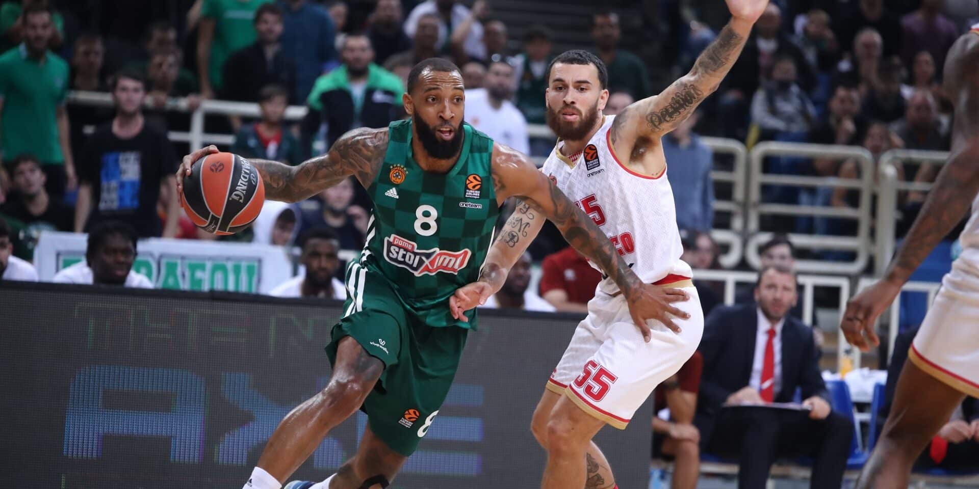 Φάση από το Παναθηναϊκός-Μονακό για την Euroleague